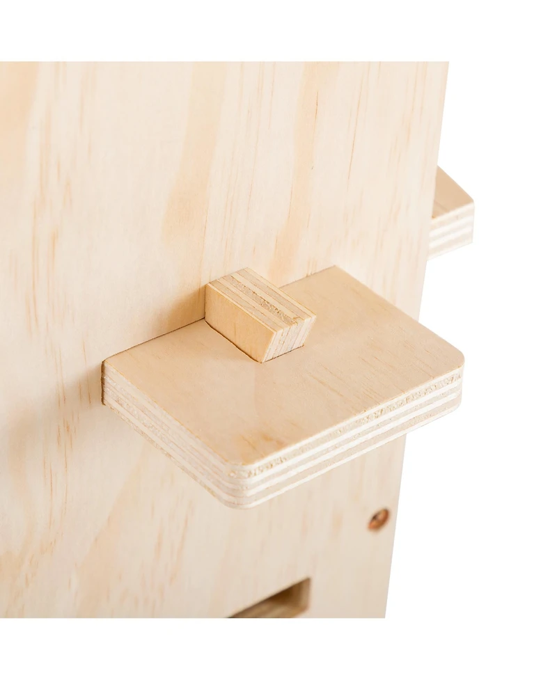 Zeus & Ruta 9 Adjustable Floor to Ceiling Cat Tree Multi Level Vertical Condo Climbing Frame