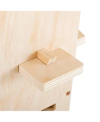 Zeus & Ruta 9 Adjustable Floor to Ceiling Cat Tree Multi Level Vertical Condo Climbing Frame