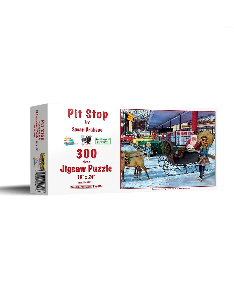 SunsOut Pit Stop 300 piece Jigsaw Puzzle for Adults Christmas