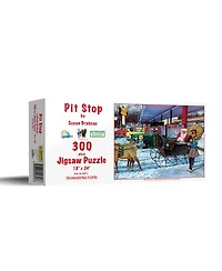 SunsOut Pit Stop 300 piece Jigsaw Puzzle for Adults Christmas