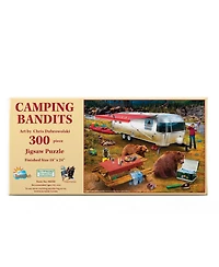 SunsOut Camping Bandits 300 piece Jigsaw Puzzle for Adults