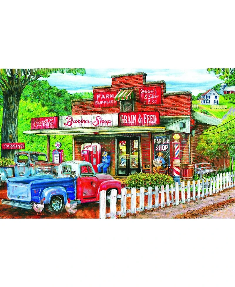 SunsOut Saturday Morning at the Shop 1000 piece Jigsaw Puzzle for Adults