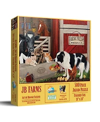SunsOut Jb Farms 500 piece Jigsaw Puzzle for Adults