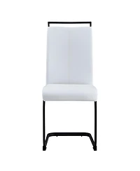 Streamdale FurniturePU Leather Dining Chair Set of 2