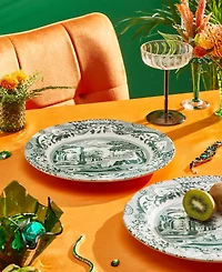 Spode Heritage Green Italian Dinner Plates, Set of 4