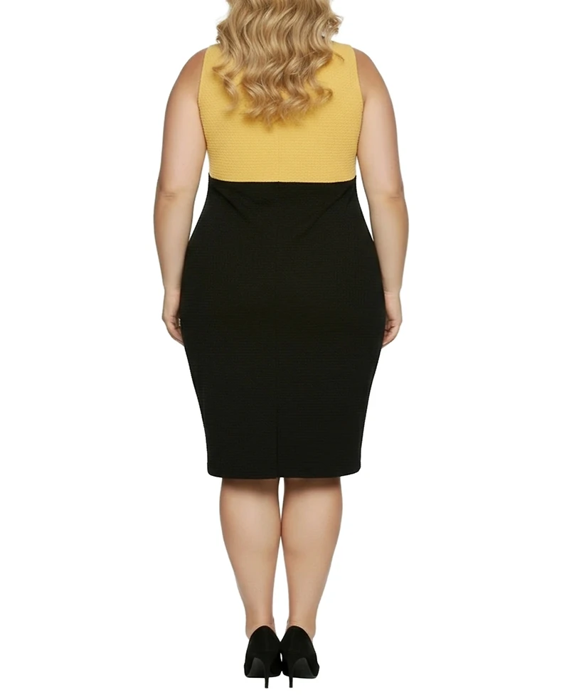 Ny Collection Plus Size Long Sleeve Ponte Cropped Jacket