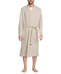 Lands' End Men's Serious Sweats Calf Length Robe