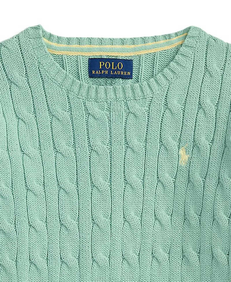 Polo Ralph Lauren Boys' 2-7 Crewneck Cable-Knit Sweater