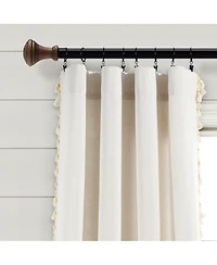 Linen Tassel Window Curtain Panel
