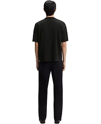 Boss by Hugo Men's Cotton-Jersey Logo Artwork T-Shirt