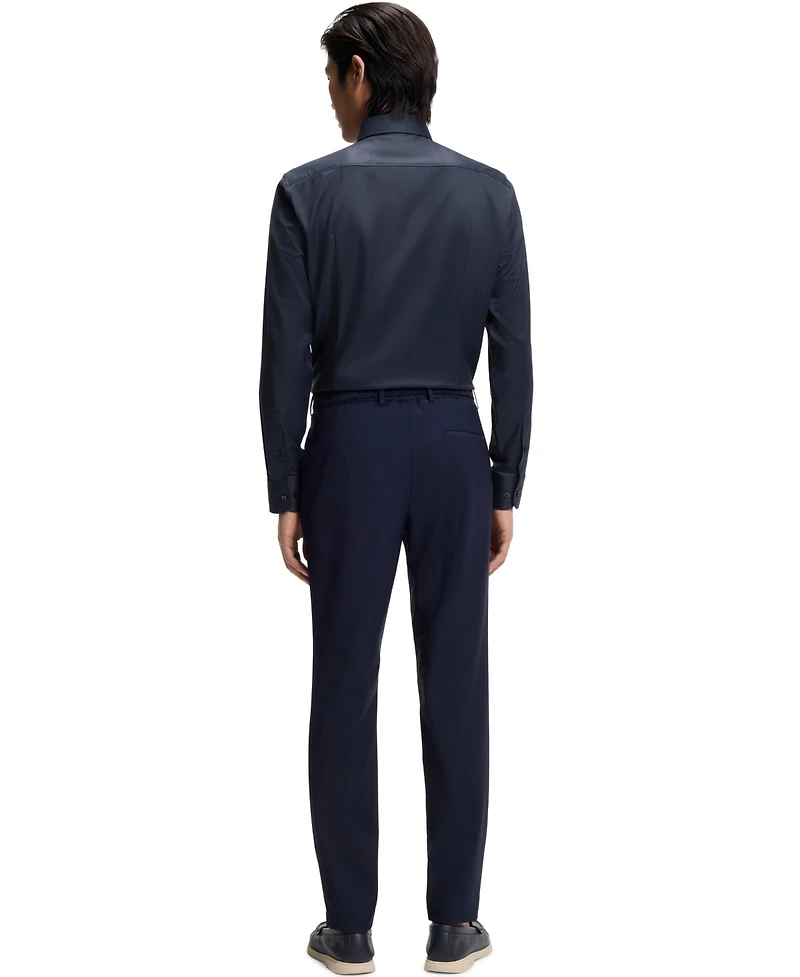 Boss by Hugo Men's Performance-Stretch Twill Slim-Fit Dress Shirt