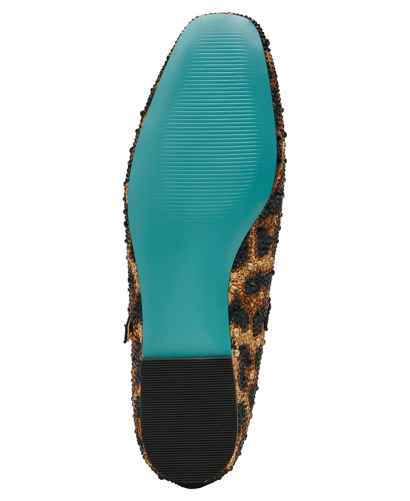 Betsey Johnson Women's Loral Rhinestone Slip-On Ballet Flats