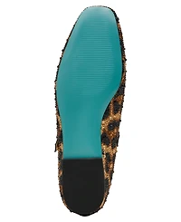 Betsey Johnson Women's Loral Rhinestone Slip-On Ballet Flats