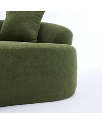 Streamdale Furniture Ly-025 Forest Green Loveseat Sofa