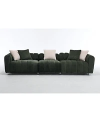 Streamdale Furniture 114" Corduroy Three-Seater Sofa & Durable