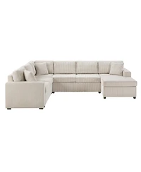 Streamdale Furniture Oversized U-Shaped Sectional Sofa with Chaise Lounge.