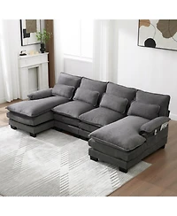 Streamdale Furniture U Shaped Cloud Couch