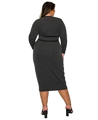 L I V D Plus Elora Sweater Dress