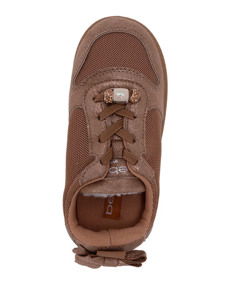 Bebe Toddler Girls' Hybrid Lace-Up Sneakers