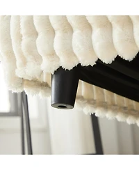 Streamdale Corduroy Ottoman - Living Room, Apartment, Office - Beige