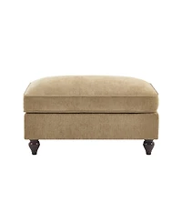 Streamdale Furniture Ottoman Chenille -Light Coffee