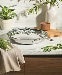 Anolon EverLast Stainless Steel 12.5" Tri-Ply Clad Frying Pan