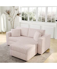 Streamdale Furniture 75.6" Modular Sofa w/ Lift & Ottoman Match