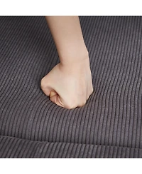 Streamdale Furniture 66" Sleeper Sofa Bed - Pullout, Pillows, Pockets - Grey