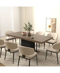 Streamdale Furniture Extendable Dining Table, Aged Wood, 6-10 Seats, 160-200cm