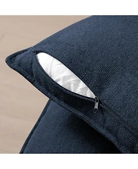 Streamdale Furniture 130" U-Shaped Sofa with Console, Cupholders, Sleeper & Chaise (Blue)