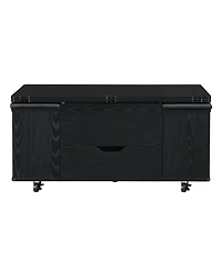 Streamdale Furniture + 5-Piece Wood Lift-Top with Storage & Casters Coffee Table Set