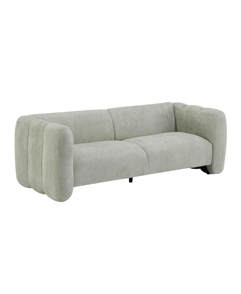 Streamdale Furniture 83" Wave Sofa - Light Green