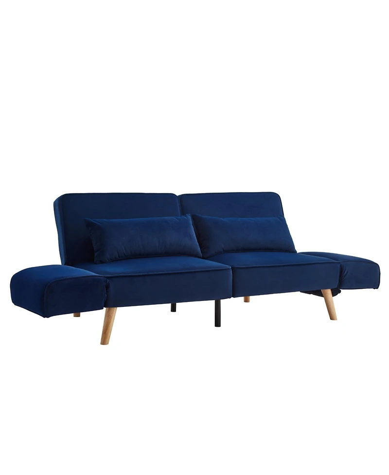 Streamdale Furniture 72.8" Futon Sofa Bed, Adjustable Recliner