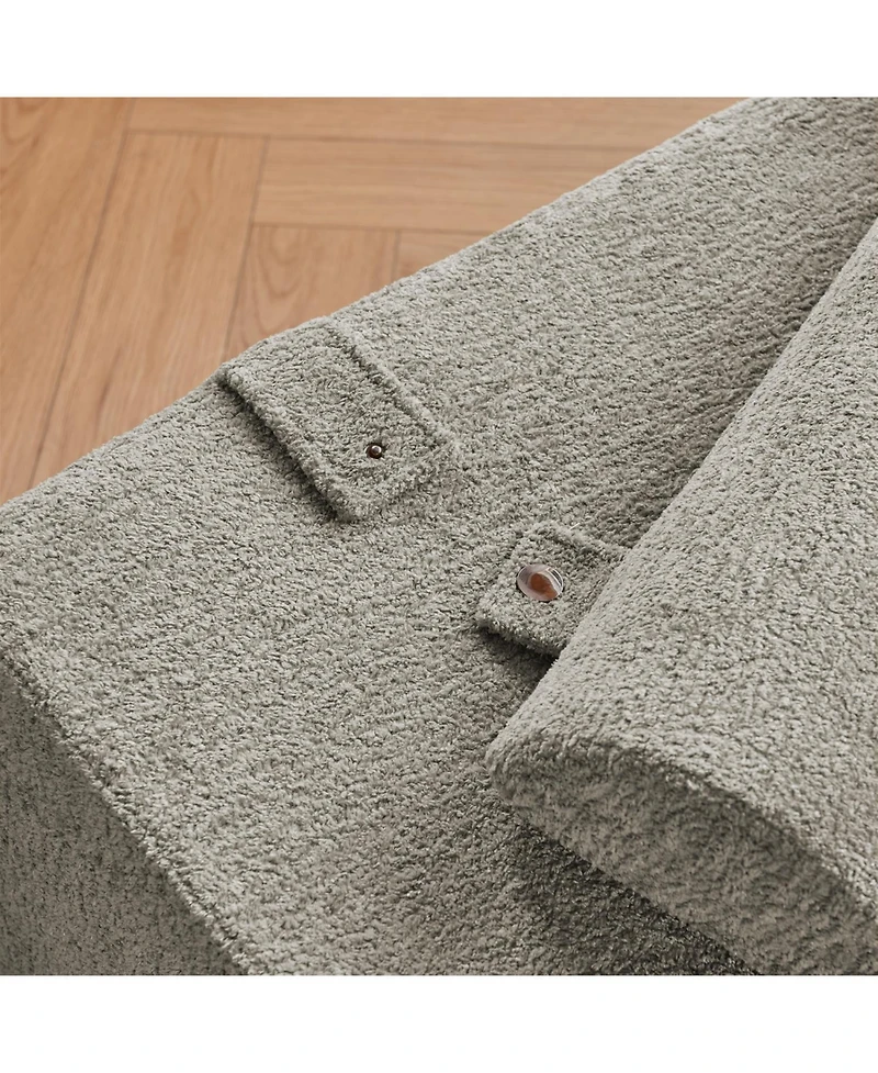 Streamdale Furniture Foldable Sponge Sofa Bed- Portable Lounger for Living Room and Bedroom