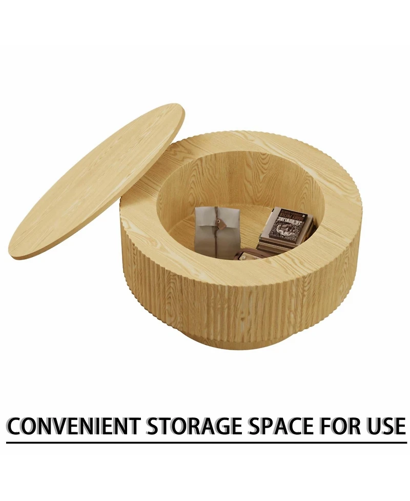 Streamdale + 29.5" + Wood + Storage + Coffee Table