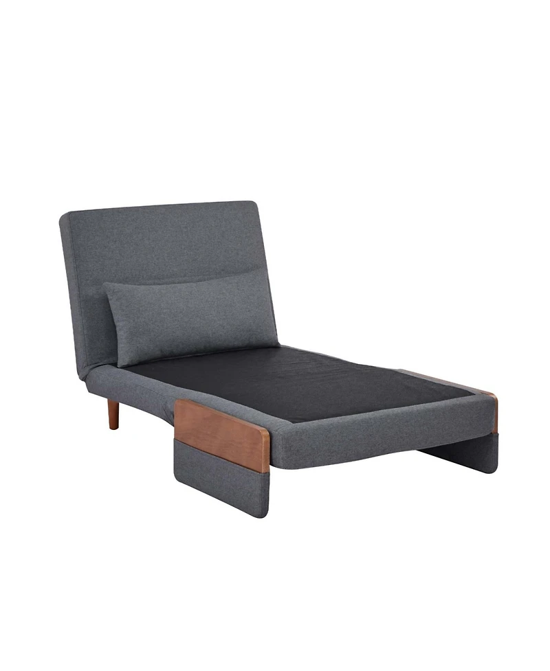 Streamdale Furniture Modern Linen Sleeper Sofa Bed - Modular, Adjustable Backrest