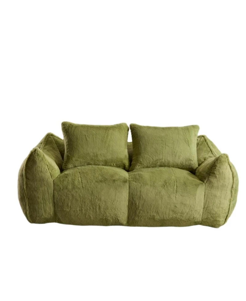 Streamdale Furniture Streamdale Giant Green Bean Bag Couch