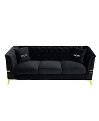 Streamdale Furniture + Sofa Set + Velvet + Tufted + Modern Comfort & Style