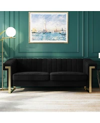 Streamdale Furniture plush velvet upholstery Sofa