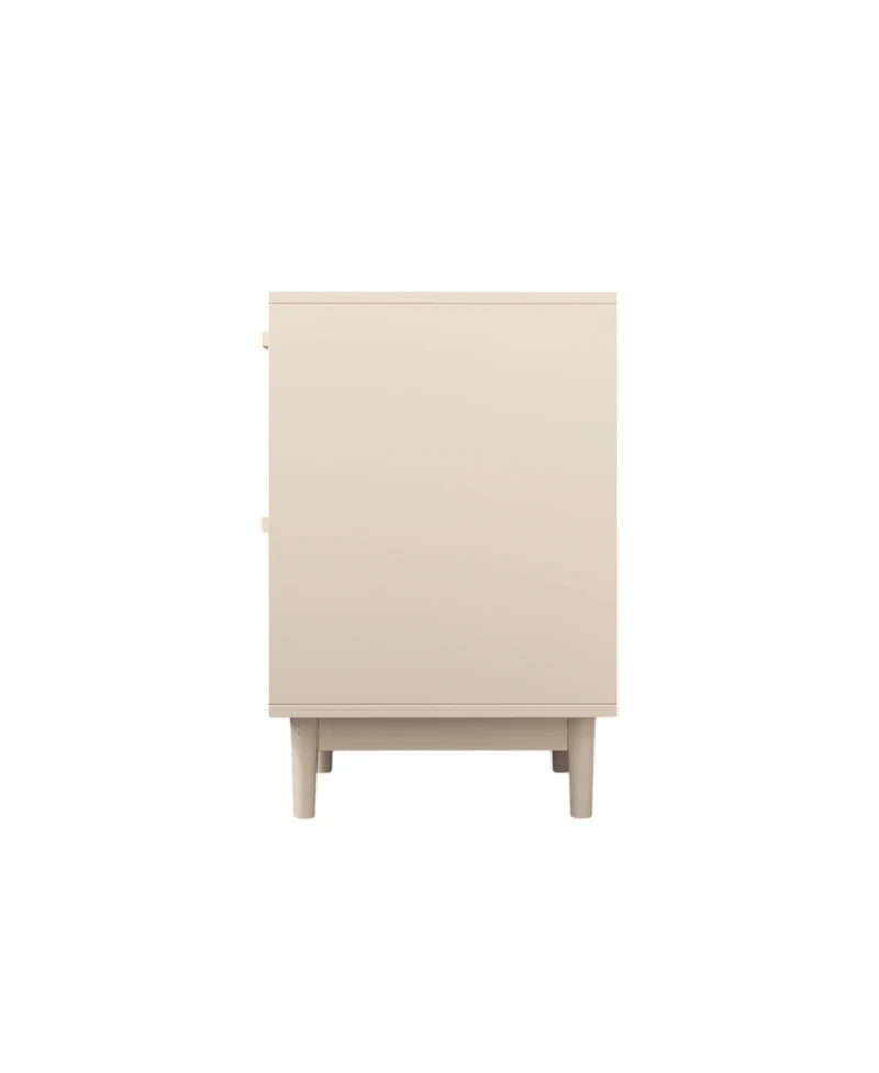 Streamdale Furniture Rattan End Table with Storage Drawers