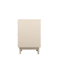 Streamdale Furniture Rattan End Table with Storage Drawers