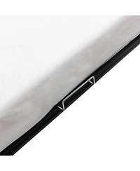 Streamdale 57.9'' Pull Out Sofa Bed Loveseat Sleeper with Twin Memory Mattress Two Usb Ports for Living Room Spaces