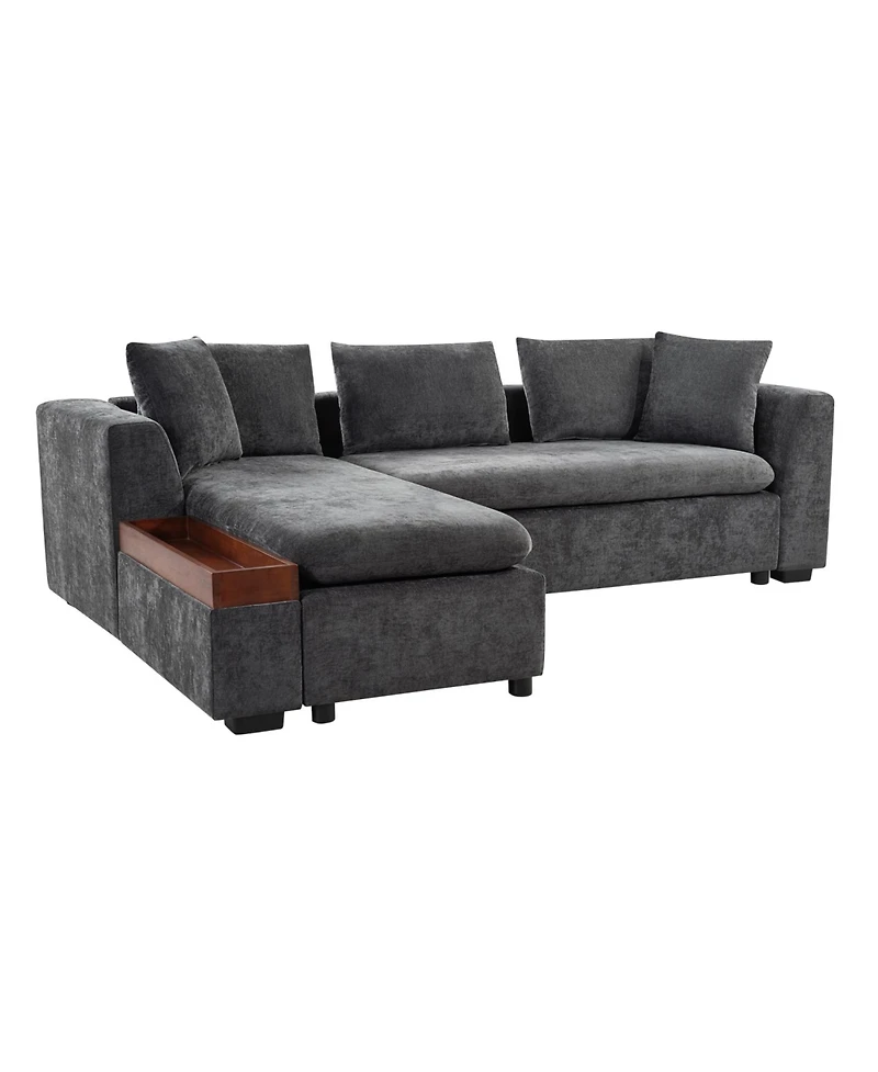Streamdale Furniture 93.7" L-Shaped Sectional Sofa with Storage