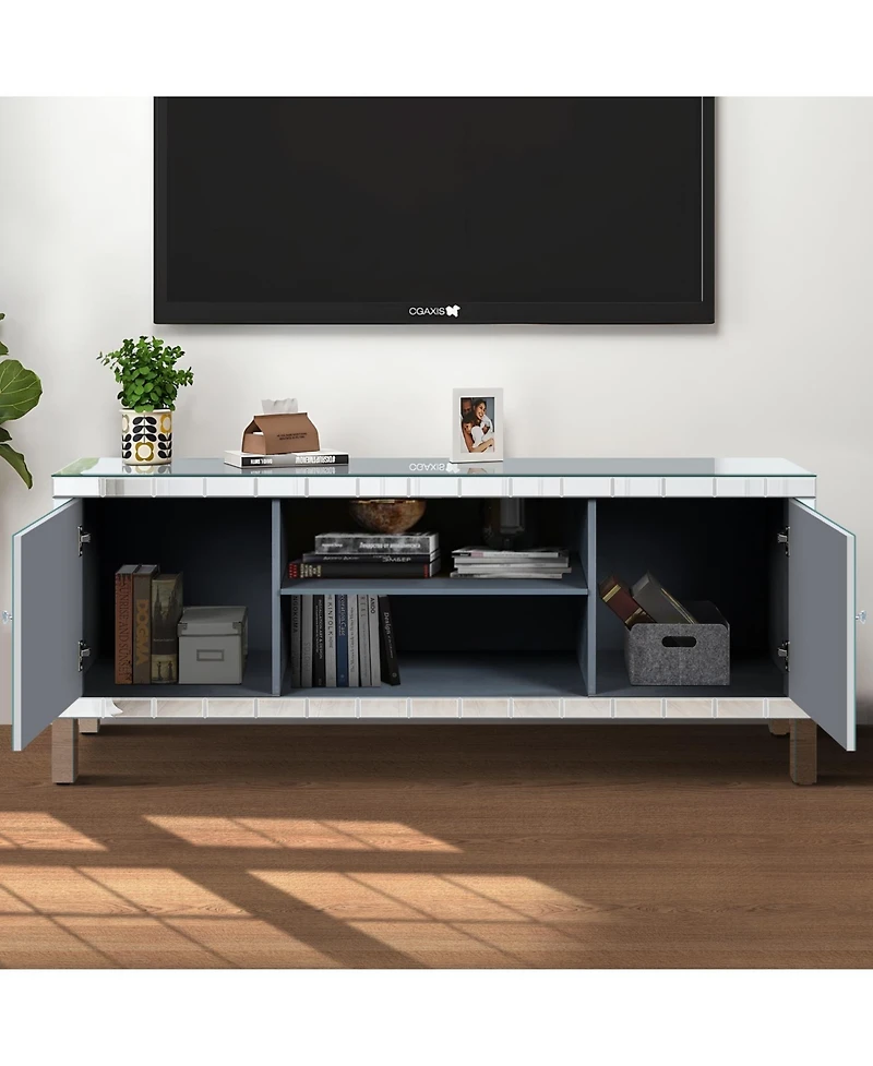Streamdale Furniture 47" Mirror Tv Console