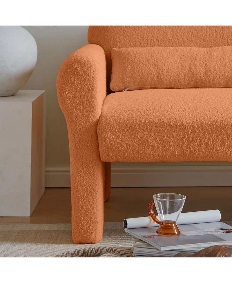 Streamdale Furniture Teddy Fabric Loveseat & Accent Chair Set