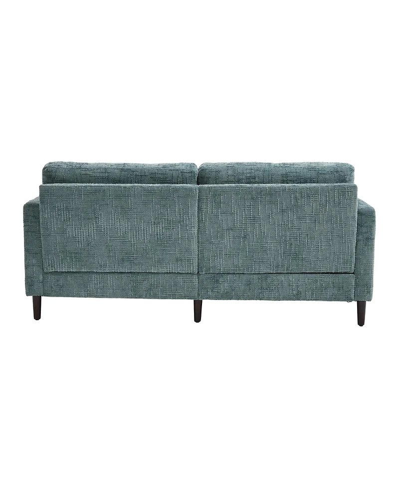 Streamdale Furniture Modern Chenille 2-Seater Sofa w/ Led, Usb & Storage