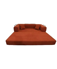 Streamdale Furniture Multifunctional Velvet Sofa Bed