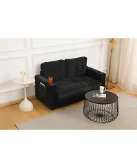 Streamdale Furniture Streamdale 55" 3-Fold Sofa Bed - Convertible Futon Couch, Velvet Linen