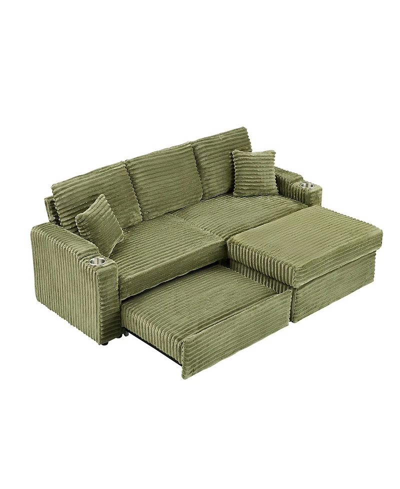 Streamdale Furniture 30-inch Green Foot Rest- Comfort, Support, and Temporary Throne