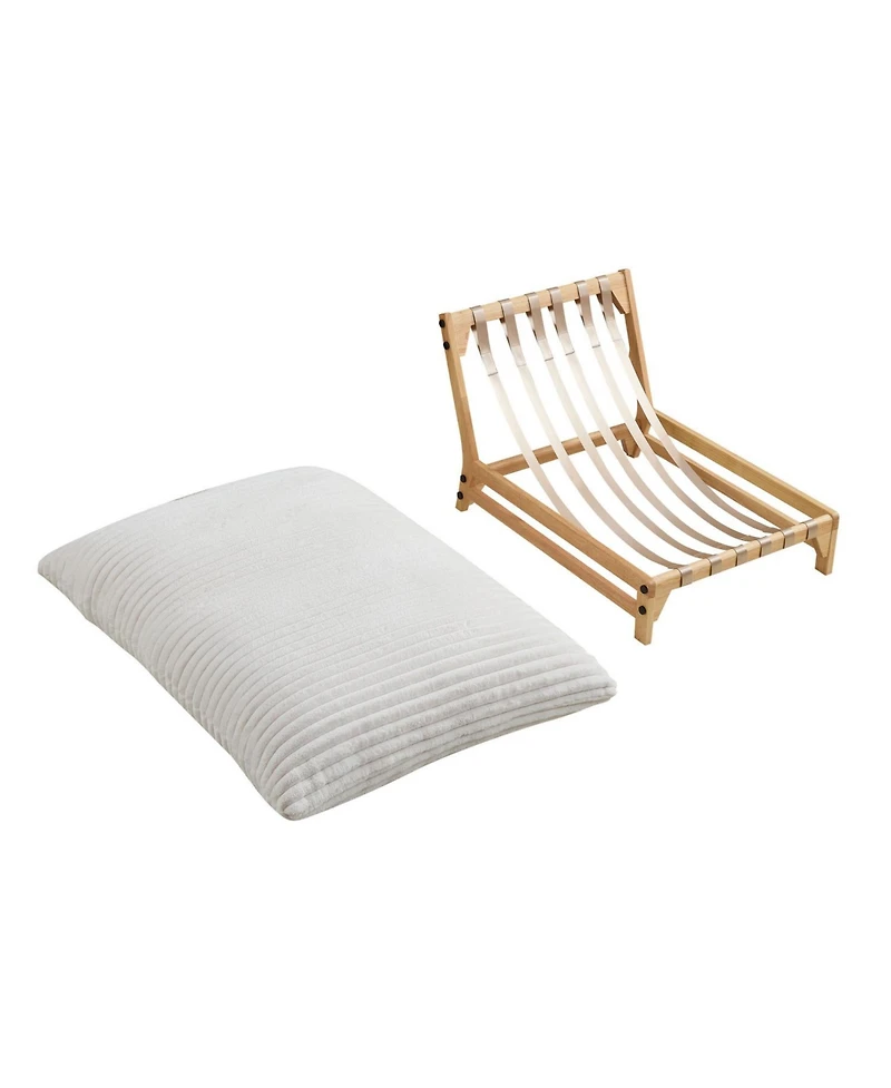 Streamdale Furniture Streamdale Corduroy Accent Armless Sofa